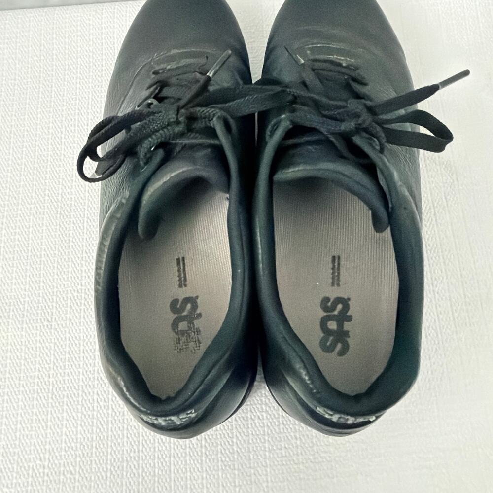 SAS Shoes Womens Size 9.5 N Liberty Comfort Slip Resistant Lace Up Black Leather - Picture 5 of 10